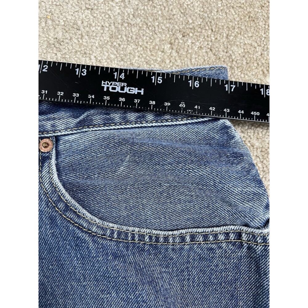 Levis 550 Mens Jeans Relaxed Fit 34x30‎ (34x28.5 Actual ) Mexico Made Y2K Style - Picture 9 of 11